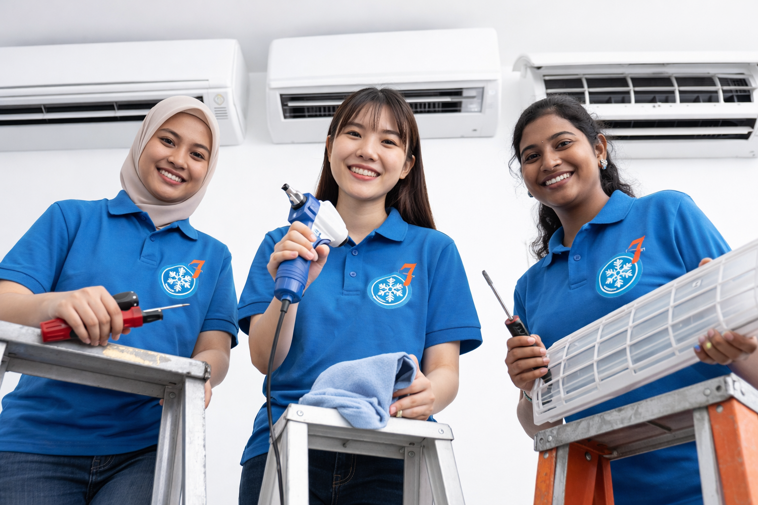 Aircond maintenance result